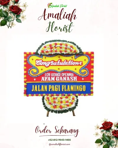 Bunga Papan Congratulation di Supiturang
